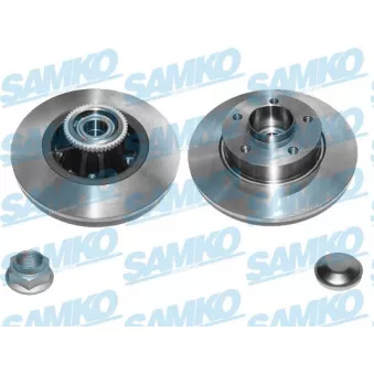 Jeu de 2 disques de frein arrière SAMKO OEM 8200218779