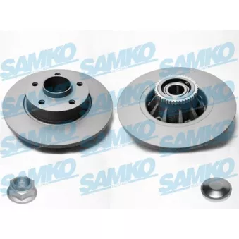 Jeu de 2 disques de frein arrière SAMKO OEM 8200228610
