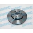 SAMKO R1036V - Jeu de 2 disques de frein arrière