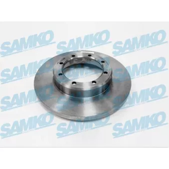 Jeu de 2 disques de frein arrière SAMKO R1042P pour CITROEN C15 2.3 CDTI (RWD) - 125cv