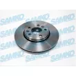 SAMKO R1056V - Jeu de 2 disques de frein avant