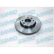 Jeu de 2 disques de frein avant SAMKO [R1058V]