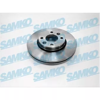 Jeu de 2 disques de frein avant SAMKO OEM 402061200r