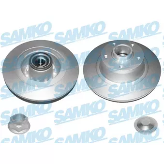 SAMKO R1077PRCA - Jeu de 2 disques de frein arrière