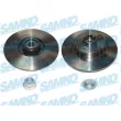 Jeu de 2 disques de frein arrière SAMKO [R1079PCA]