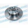 SAMKO R1101P - Jeu de 2 disques de frein arrière