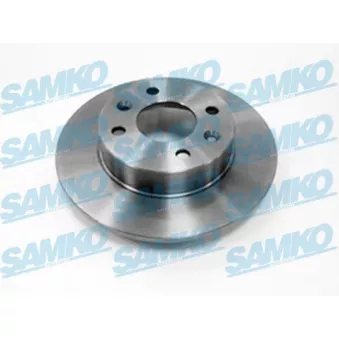 Jeu de 2 disques de frein avant SAMKO R1101P pour RENAULT TWINGO 1.2 16V - 60cv