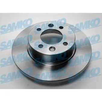 Jeu de 2 disques de frein arrière SAMKO R1191P pour RENAULT R25 2.0 12V - 135cv