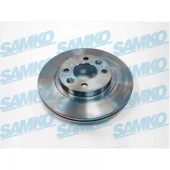 Jeu de 2 disques de frein avant SAMKO R1301V pour RENAULT TWINGO 1.2 TCe 100 - 102cv