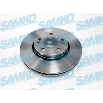 Jeu de 2 disques de frein avant SAMKO R1311V pour RENAULT LAGUNA 2.2 dT - 113cv