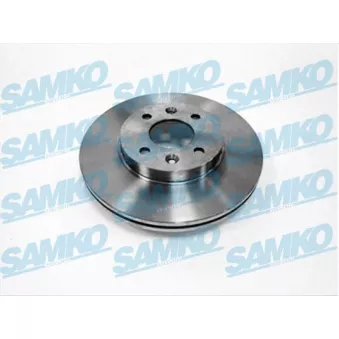 Jeu de 2 disques de frein avant SAMKO OEM 7700841563