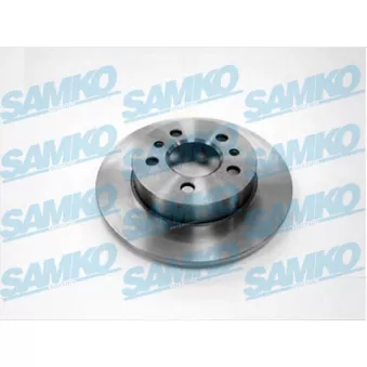 Jeu de 2 disques de frein arrière SAMKO R1403P pour RENAULT LAGUNA 3.0 - 167cv