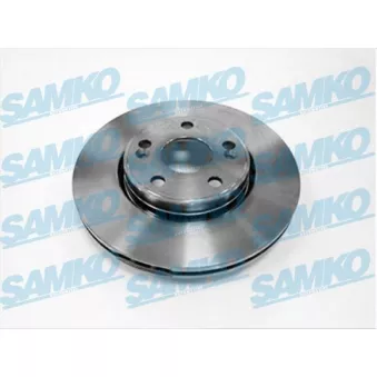 Jeu de 2 disques de frein avant SAMKO R1571V pour RENAULT SAFRANE 2.2 dT - 113cv