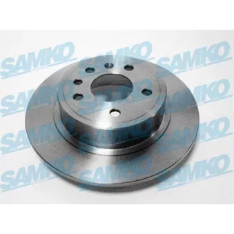 Jeu de 2 disques de frein arrière SAMKO S1003P pour SAAB 95 2.0 - 185cv