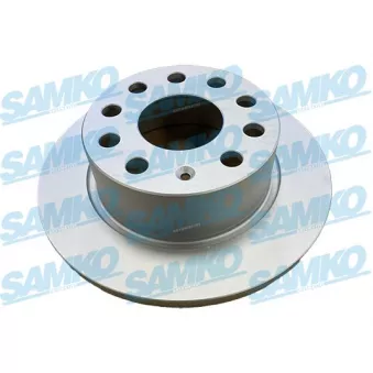 Jeu de 2 disques de frein arrière SAMKO S3000PR pour SKODA OCTAVIA 1.0 TSI - 115cv