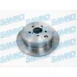 Jeu de 2 disques de frein arrière SAMKO [S4003P]
