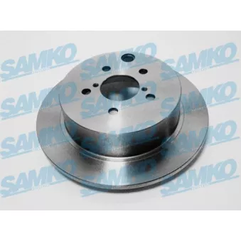 Jeu de 2 disques de frein arrière SAMKO S4009P pour SUBARU IMPREZA 1.6 i AWD - 114cv