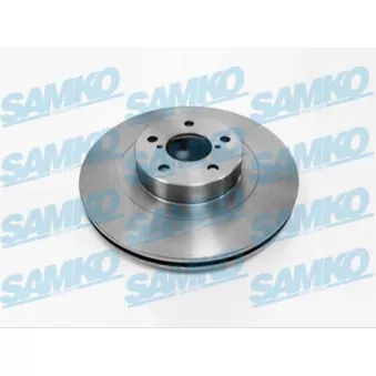 Jeu de 2 disques de frein avant SAMKO S4228V pour SUBARU LEGACY 2.0 D - 150cv