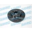 SAMKO S5001V - Jeu de 2 disques de frein arrière