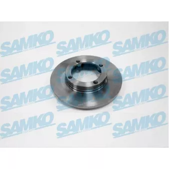Jeu de 2 disques de frein avant SAMKO S5011P pour SUZUKI SWIFT 1.0 - 50cv