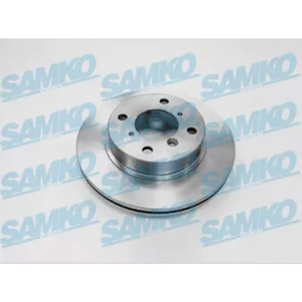 Jeu de 2 disques de frein avant SAMKO S5111V pour SUZUKI BALENO 1.6 i 16V 4x4 - 98cv