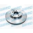 SAMKO T2036V - Jeu de 2 disques de frein avant