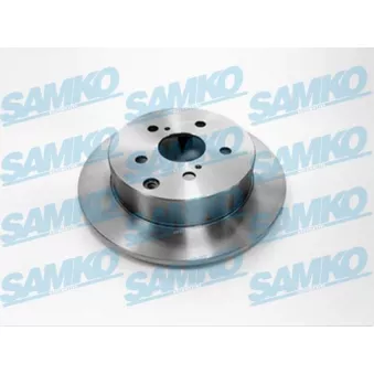 SAMKO T2039P - Jeu de 2 disques de frein arrière