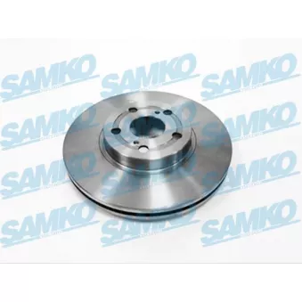 Jeu de 2 disques de frein avant SAMKO T2040V pour TOYOTA AVENSIS 1.6 VVT-i - 110cv