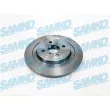 SAMKO T2046P - Jeu de 2 disques de frein arrière