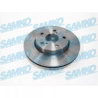 Jeu de 2 disques de frein avant SAMKO T2054V pour TOYOTA COROLLA 1.6 - 132cv