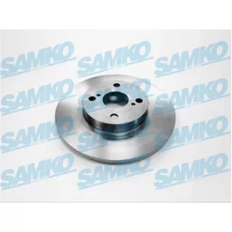 Jeu de 2 disques de frein arrière SAMKO T2055P pour VOLVO V40 1.6 - 110cv