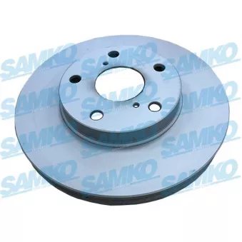 Jeu de 2 disques de frein avant SAMKO T2878VR pour TOYOTA RAV 4 1.8 VVTI - 125cv
