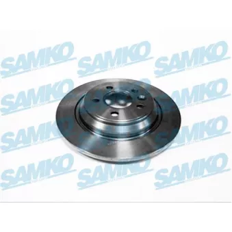 Jeu de 2 disques de frein arrière SAMKO V1009P pour MAZDA MX-5 D3 - 136cv