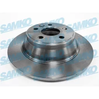 Jeu de 2 disques de frein arrière SAMKO V1010P pour VOLVO V70 2.0 FlexiFuel - 146cv