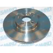 Jeu de 2 disques de frein arrière SAMKO [V1025V]
