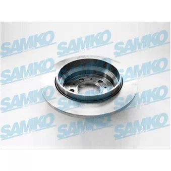 Jeu de 2 disques de frein arrière SAMKO V1487P pour VOLVO S60 2.4 D5 - 185cv