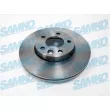 SAMKO V2005V - Jeu de 2 disques de frein avant