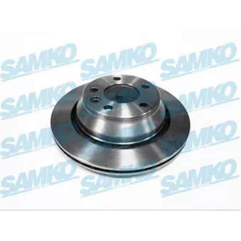 Jeu de 2 disques de frein arrière SAMKO OEM 7L6615601E