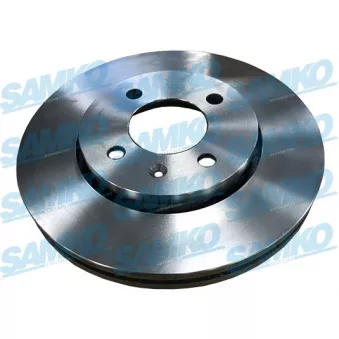Jeu de 2 disques de frein avant SAMKO V2009V pour HYUNDAI STELLAR 120 1.6 16V GTI - 120cv