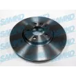 SAMKO V2013V - Jeu de 2 disques de frein avant
