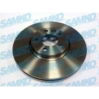 Jeu de 2 disques de frein avant SAMKO V2021V pour VOLKSWAGEN PASSAT 3.6 FSI 4motion - 300cv