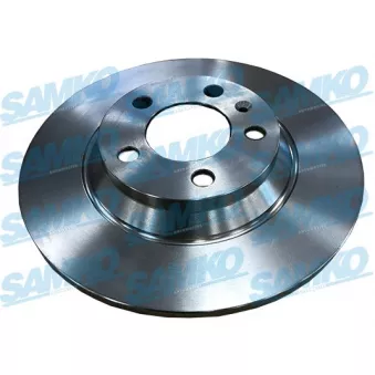 Jeu de 2 disques de frein arrière SAMKO V2033P pour AUDI A1 40 TFSI - 200cv