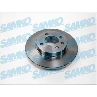 Jeu de 2 disques de frein avant SAMKO V2181P pour VOLKSWAGEN CADDY 1.7 SDI - 57cv