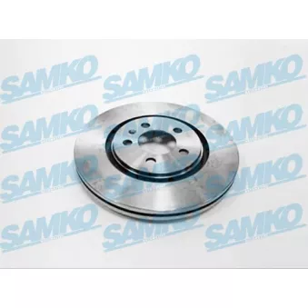 Jeu de 2 disques de frein avant SAMKO OEM 1H0615301A