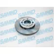 Jeu de 2 disques de frein avant SAMKO [V2291V]