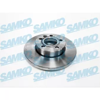 Jeu de 2 disques de frein avant SAMKO V2381P pour VOLKSWAGEN TRANSPORTER - COMBI 2.5 Syncro - 110cv
