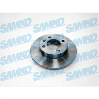 Jeu de 2 disques de frein arrière SAMKO V2443P pour VOLKSWAGEN POLO 1.4 - 54cv