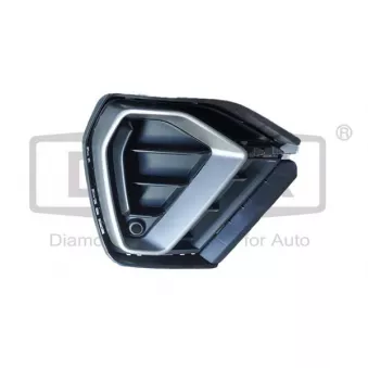 Grille de ventilation, pare-chocs avant droit DPA 88071891302