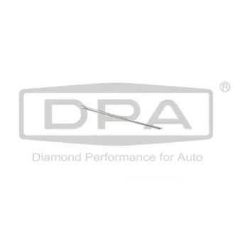 Baguette et bande protectrice, pare-chocs avant gauche DPA 88531810102