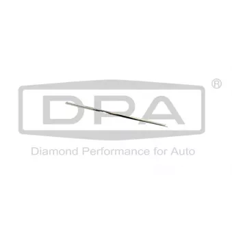 Baguette et bande protectrice, pare-chocs avant droit DPA 88531810202